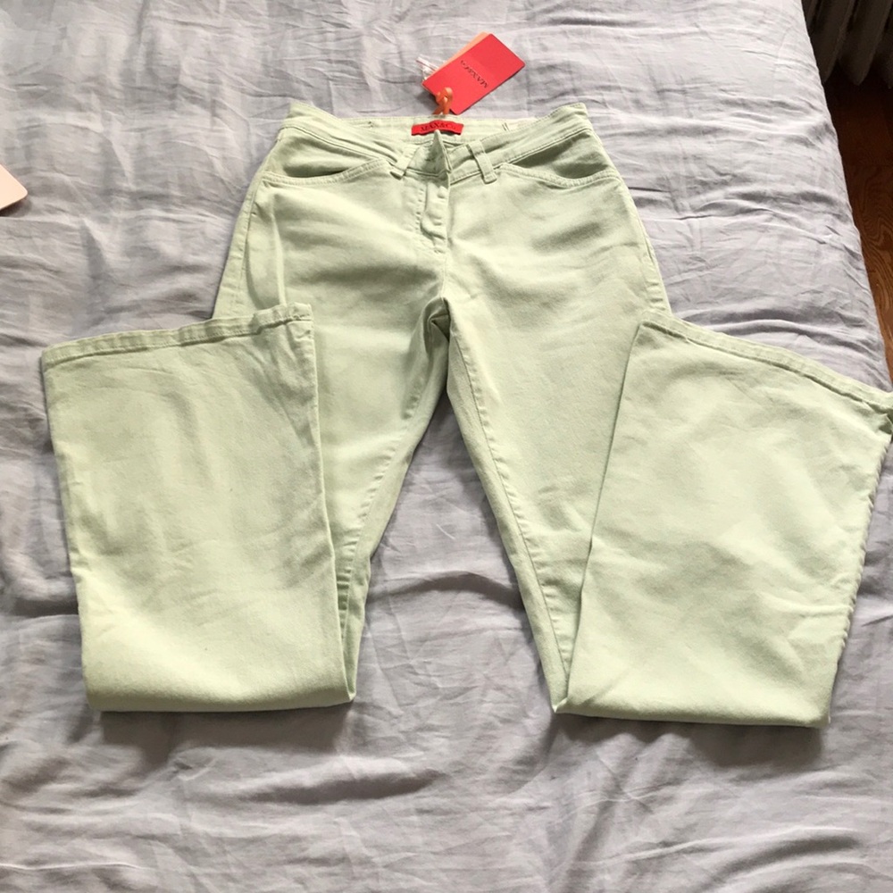 Prohibition bootcut jeans in mint
